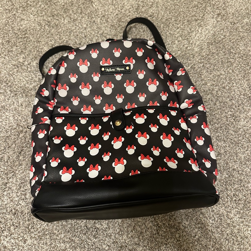 Minnie Mouse Black and Red Backpack